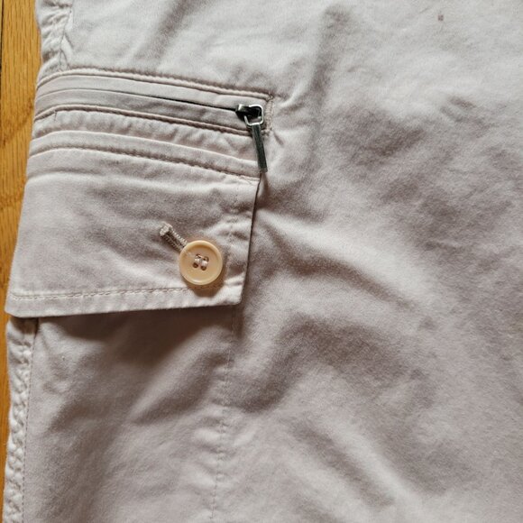 Talbots Womens Size 14 Beige Cargo Pants Signature Cotton Blend - Picture 6 of 8